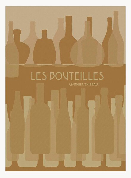 Set di 4 strofinacci jacquard Les Bouteilles Chaume