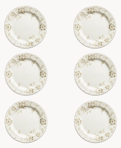 Set di 6 piatti piani in ceramica Wonderwall