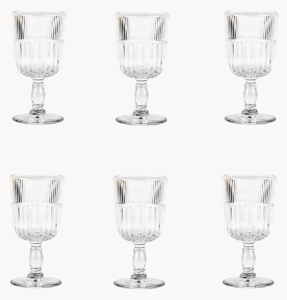 Set di 6 bicchieri da vino Qualcosa d'antico