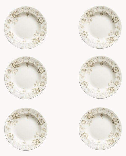 Set di 6 piatti da colazione in ceramica Wonderwall
