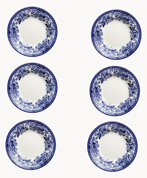 Set di 6 piatti da colazione in ceramica London Calling