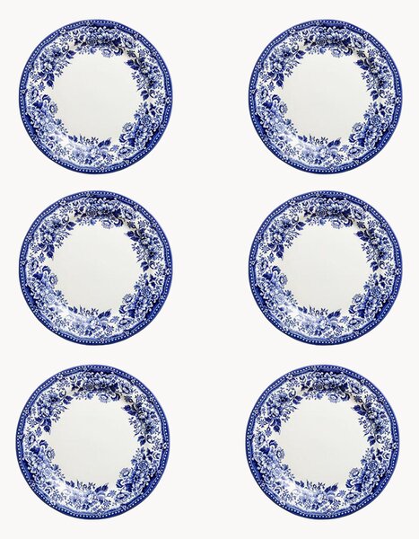 Set di 6 piatti piani in ceramica London Calling