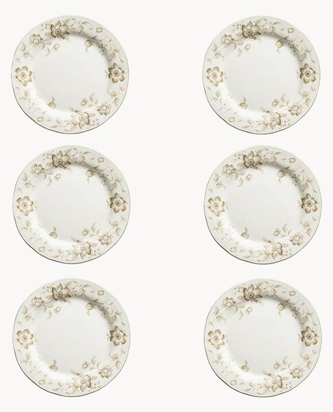 Set di 6 piatti da colazione in ceramica Wonderwall