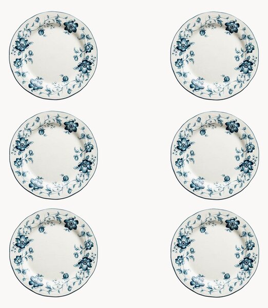 Set di 6 piatti da colazione in ceramica Wonderwall