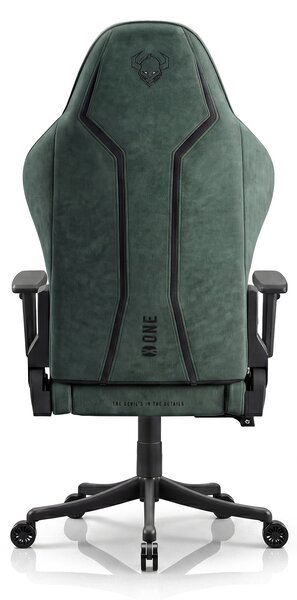 Sedia gaming in tessuto nero-verde Diablo X-One 2.0 Forest Green Small