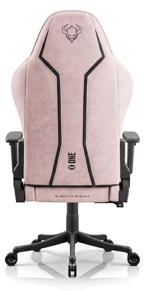 Sedia gaming in tessuto nero-rosa Diablo X-One 2.0 Akira Pink Small