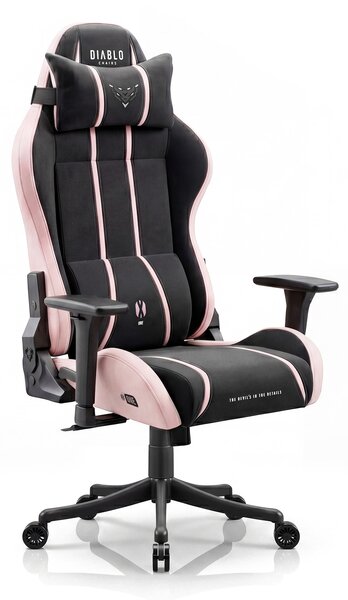 Sedia gaming in tessuto nero-rosa Diablo X-One 2.0 Akira Pink Small