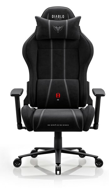 Sedia gaming in tessuto nera Diablo X-One 2.0 Burned Black Normal