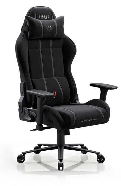 Sedia gaming in tessuto nera Diablo X-One 2.0 Burned Black Normal