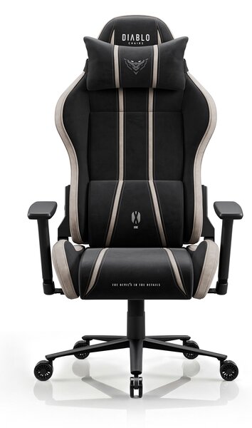 Sedia gaming in tessuto nero-beige Diablo X-One 2.0 Camel Black Normal
