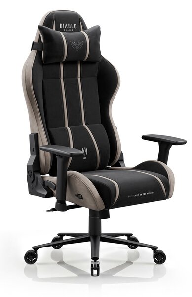 Sedia gaming in tessuto nero-beige Diablo X-One 2.0 Camel Black Normal