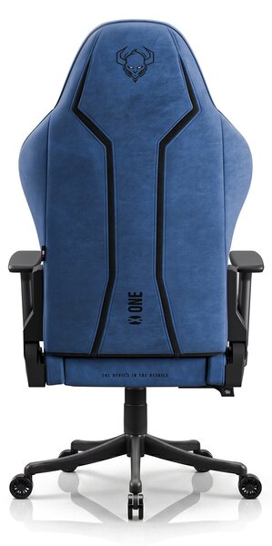 Sedia gaming in tessuto nero-blu Diablo X-One 2.0 Night Blue Small