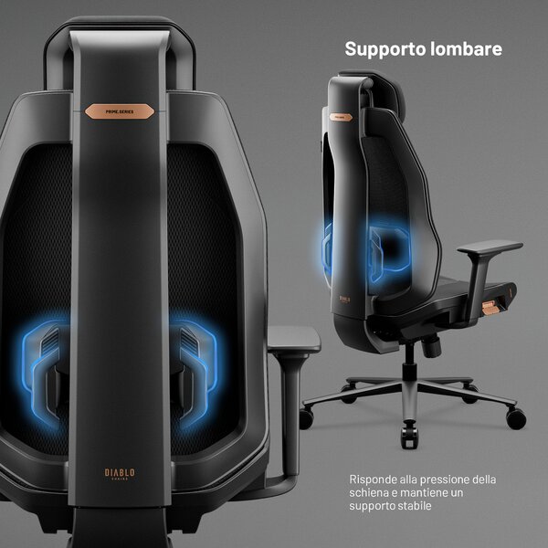 Sedia da ufficio ergonomica nera V-Flash Ultra Black