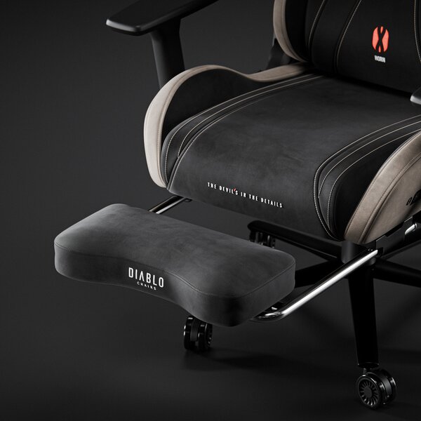 Poggiapiedi in tessuto per sedia gaming Diablo Chairs