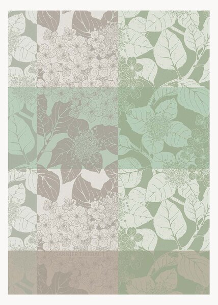 Set di 4 strofinacci in cotone jacquard Mille
