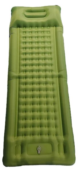 Materasso gonfiabile, pompa integrata, design impermeabile, color verde oliva