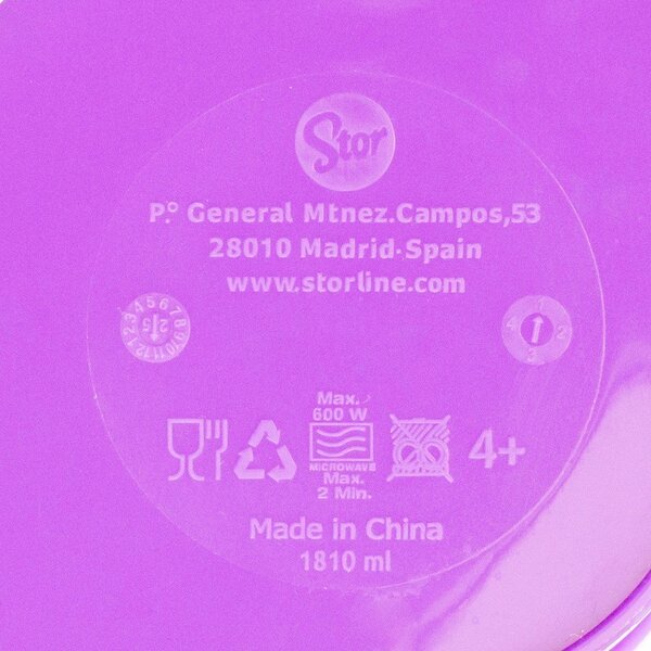 Portapranzo per bambini viola in plastica K-Pop Demon Hunters – STOR