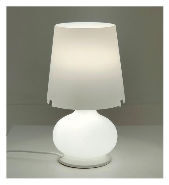 CLASSIC LAMPADA DA TAVOLO IN VETRO BIANCO LATTE PICCOLA