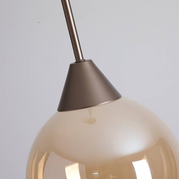 Searchlight Lampada a sospensione Opus, dimmerabile, Bronzo / Ottone antico, Soggiorno / Sala da pranzo, Metallo, Lampada a sospensione
