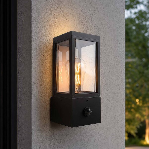 Searchlight Applique da esterni Dubai, Nero, Plastica, Moderno, Applique da esterni