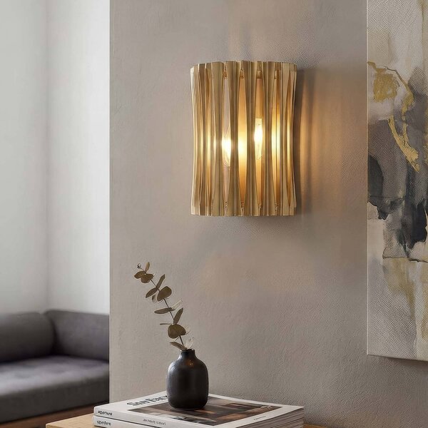 Searchlight Applique da parete Split, dimmerabile, Ottone / Oro, Soggiorno / Sala da pranzo, Metallo, Applique