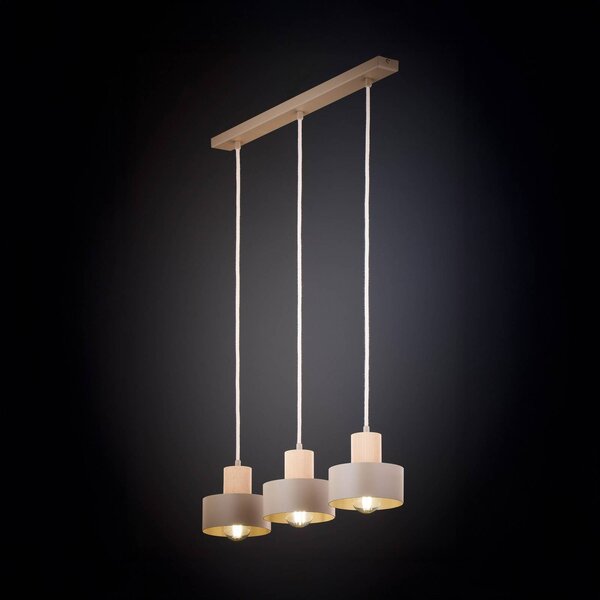 Lampada a sospensione Rif SIGMA, dimmerabile, Crema / Ambra, Soggiorno / Sala da pranzo, Metallo, Moderno, Lampada a sospensione