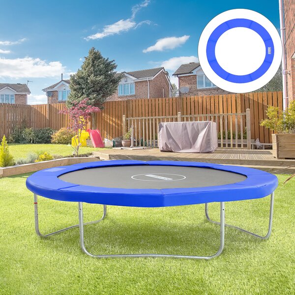 HOMCOM Copertura Bordo di Protezione per Trampolino Elastico Giardino in PVC ( Ø244cm )|Aosom