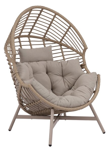 Lettino da giardino in alluminio Tulum Garden Point beige