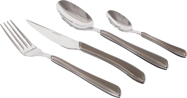 Casa Collection Set 24 Posate Maiorca 18/0 colore Grigio - 46104