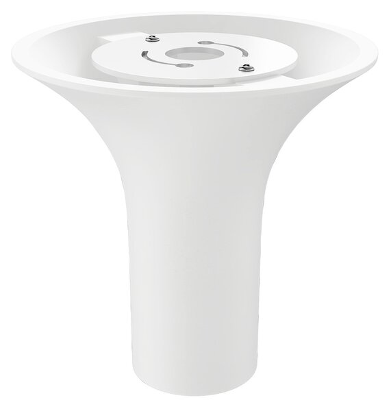 Plafoniera Ø167x170mm GU10 in Gesso Pitturabile Rotonda