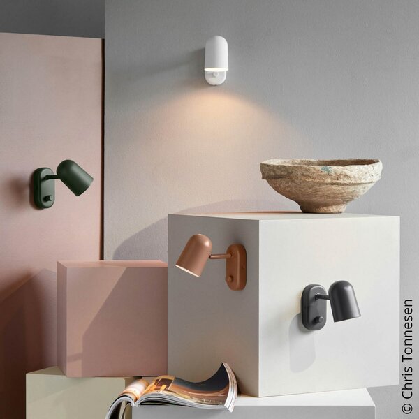 Applique da parete Northern, Buddy wall, dimmerabile, Nero, Soggiorno, Metallo, Scandinavo