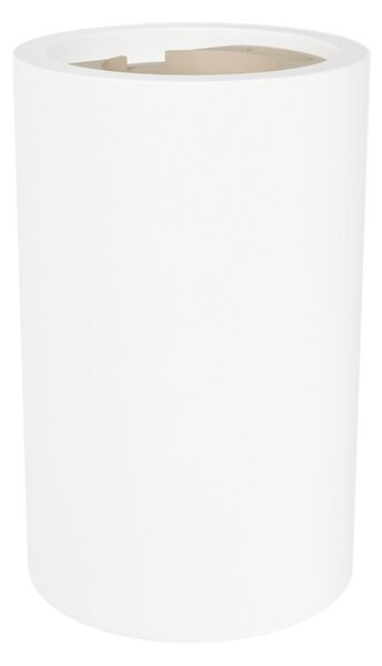 Plafoniera Ø70 x 110mm GU10 in Gesso Pitturabile Cilindrica