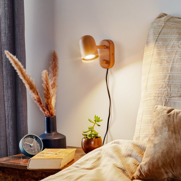 Applique da parete Northern, Buddy wall, dimmerabile, Beige, Soggiorno, Metallo, Scandinavo