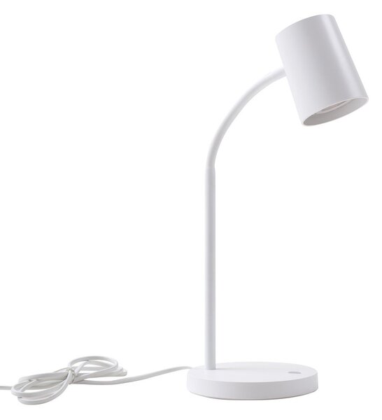 Lampade da tavolo Lindby, Radka, Bianco, Studio / Ufficio, Plastica, Moderno