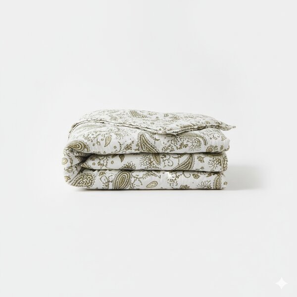 Trapunta In Null New-paisley Matrimoniale - 270X260 Trussardi Beige Caleffi