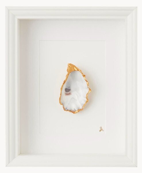 Decorazione da parete con conchiglia dorata Aoife