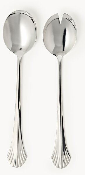 Set di posate per insalata in acciaio inox lucido Ondine