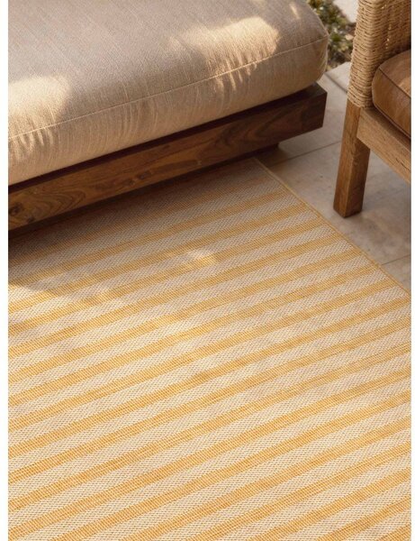 Tappeto da interno/esterno giallo ocra/color crema 120x170 cm Haringey Linley – Ted Baker