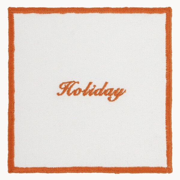 Set di 4 sottobicchieri in cotone Holiday