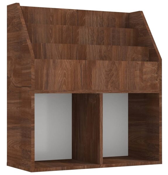 Libreria per bambini in rovere marrone 71x30x78,5 cm Materiale a base di legno