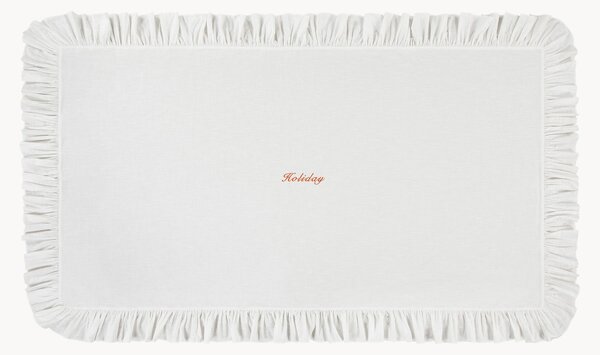 Tovaglia in cotone con volant Holiday