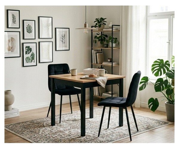 Tavolo da pranzo con piano in pino massiccio 70x70 cm Sydney – Bonami Essentials