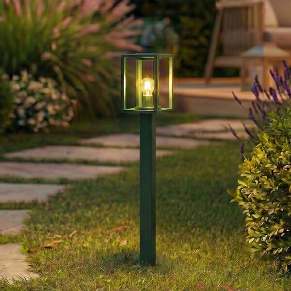Lampioncino da giardino Ferda Lucande, dimmerabile, Verde, Alluminio, Moderno, Lampada da esterni