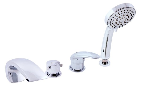 Slezák-RAV Miscelatore per vasca da bagno Slezák RAV Dunaj D472P Colore: cromo, Dimensione: 1/2''
