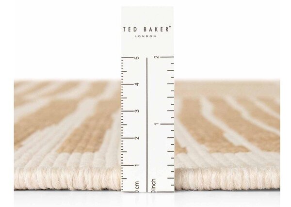 Tappeto da interno/esterno rotondo color crema/di colore naturale ø 200 cm Haringey Bounds – Ted Baker