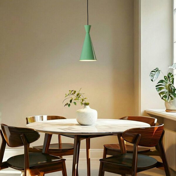 Lampada a sospensione Glenora ROYALTECH, dimmerabile, Verde, Soggiorno / Sala da pranzo, Metallo, Moderno, Lampada a sospensione