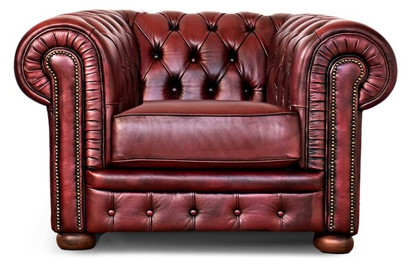 Divano Chesterfield in Pelle Primo Fiore Premium – Iconico, Finiture di Pregio
