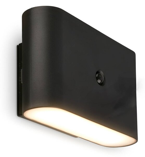 Briloner Applique da parete a LED Chat, Nero, Soggiorno / Sala da pranzo, Plastica, Moderno, Applique a LED