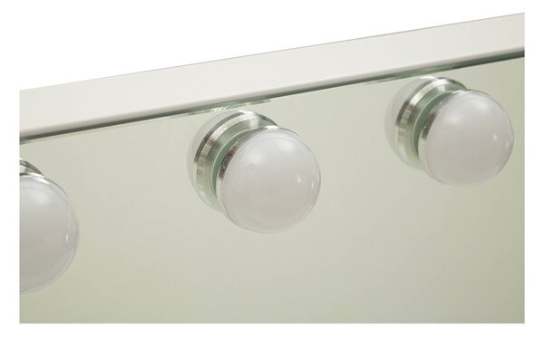 Specchio da parete con illuminazione/con ripiano 55x43 cm Hollywood – Mauro Ferretti