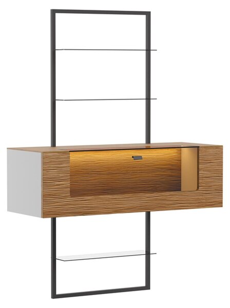 Armadio di design parete divisoria scaffali soggiorno sistema di armadi mobili per ufficio 160cm